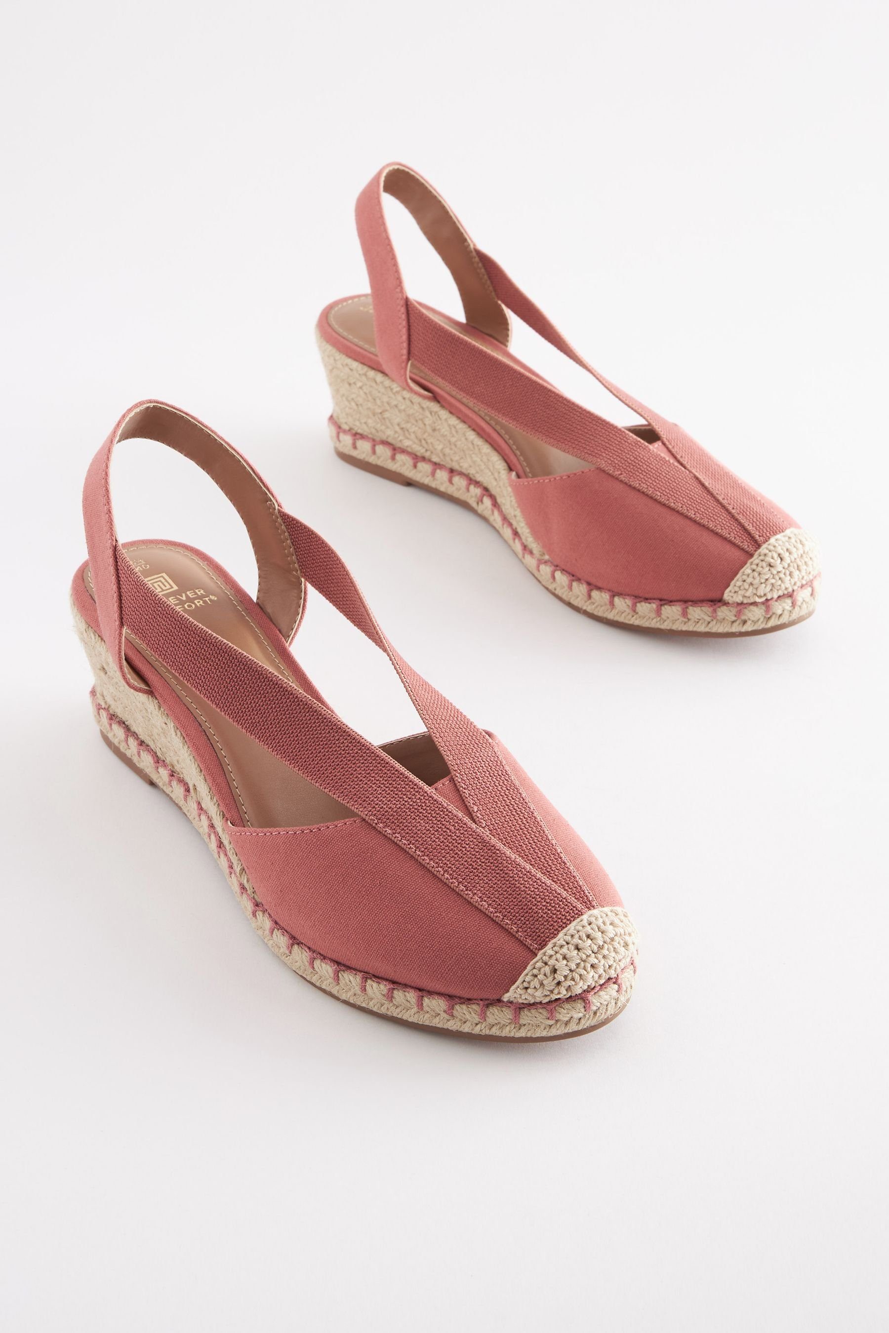 Next Comfort® Keilabsatzschuh geschlossener Pink Keilpumps (1-tlg) Forever