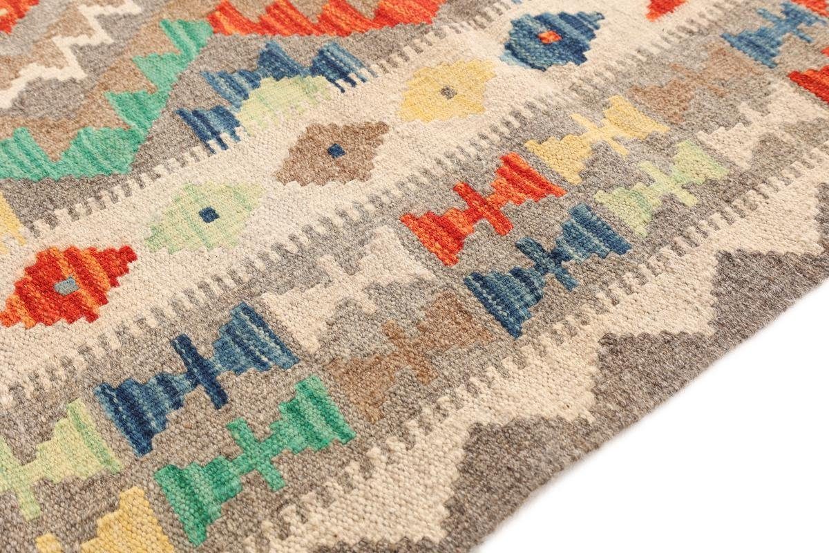 Orientteppich Kelim Afghan 3 Höhe: Handgewebter Orientteppich, Trading, Nain rechteckig, 102x142 mm