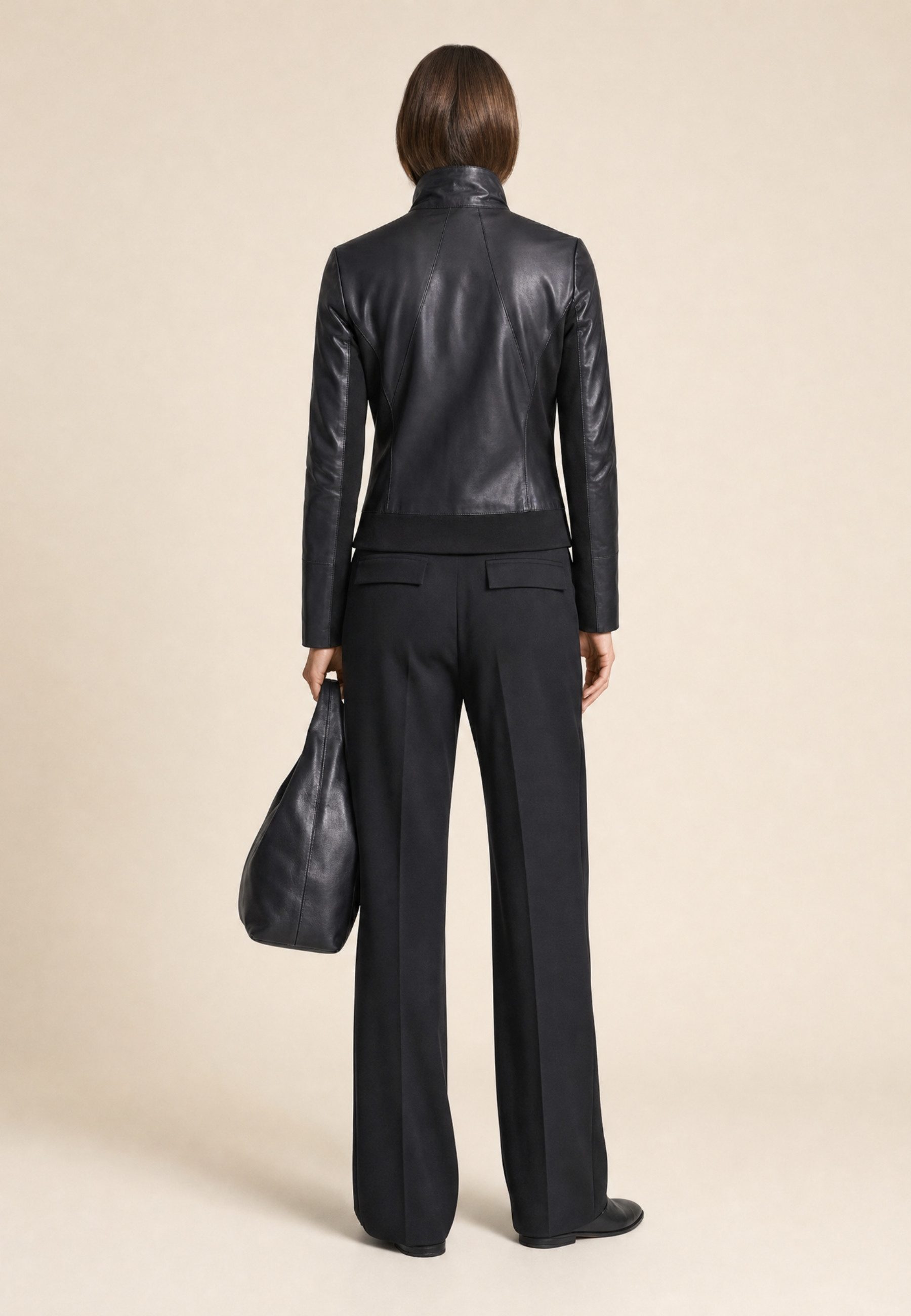 RICANO Lederjacke Lea Hochwertiges Lamm-Nappa-Leder