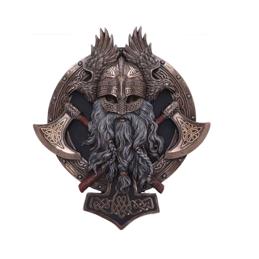 Nemesis Now Dekofigur Nordisches Wikinger Wandschild günstig online kaufen