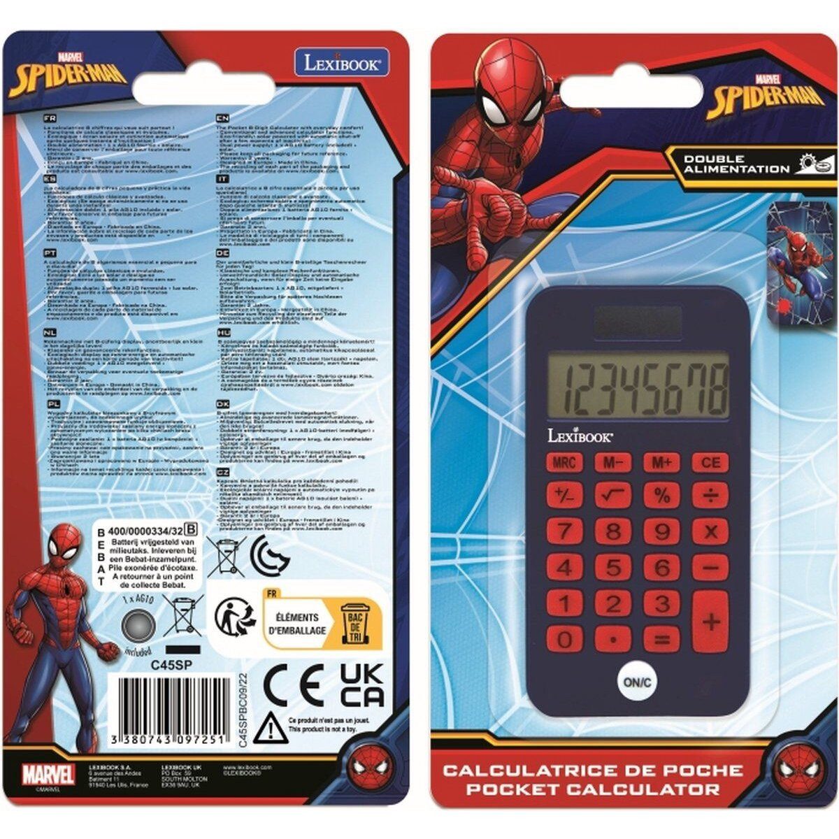 Spiderman Taschenrechner Spiderman Taschenrechner Kinder – Schulrechner