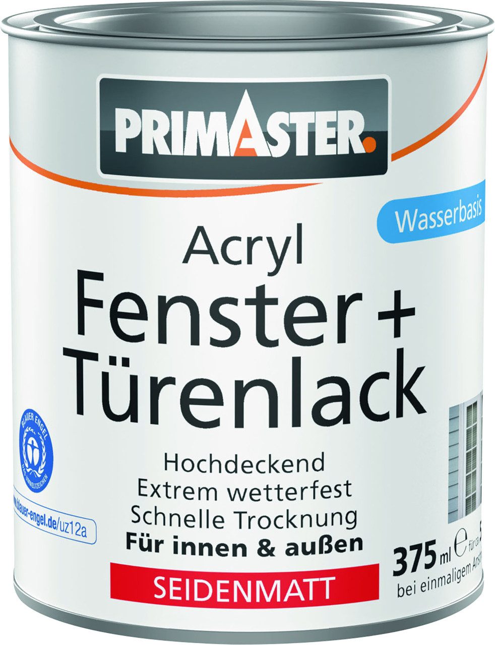 Primaster Acryl-Buntlack Primaster Acryl Fenster + Türenlack weiß