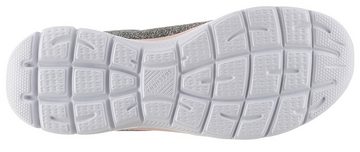 Skechers Summits-Quick Getaway Slip-On Sneaker Slipper, Freizeitschuh, Komfortschuh mit Gummiband