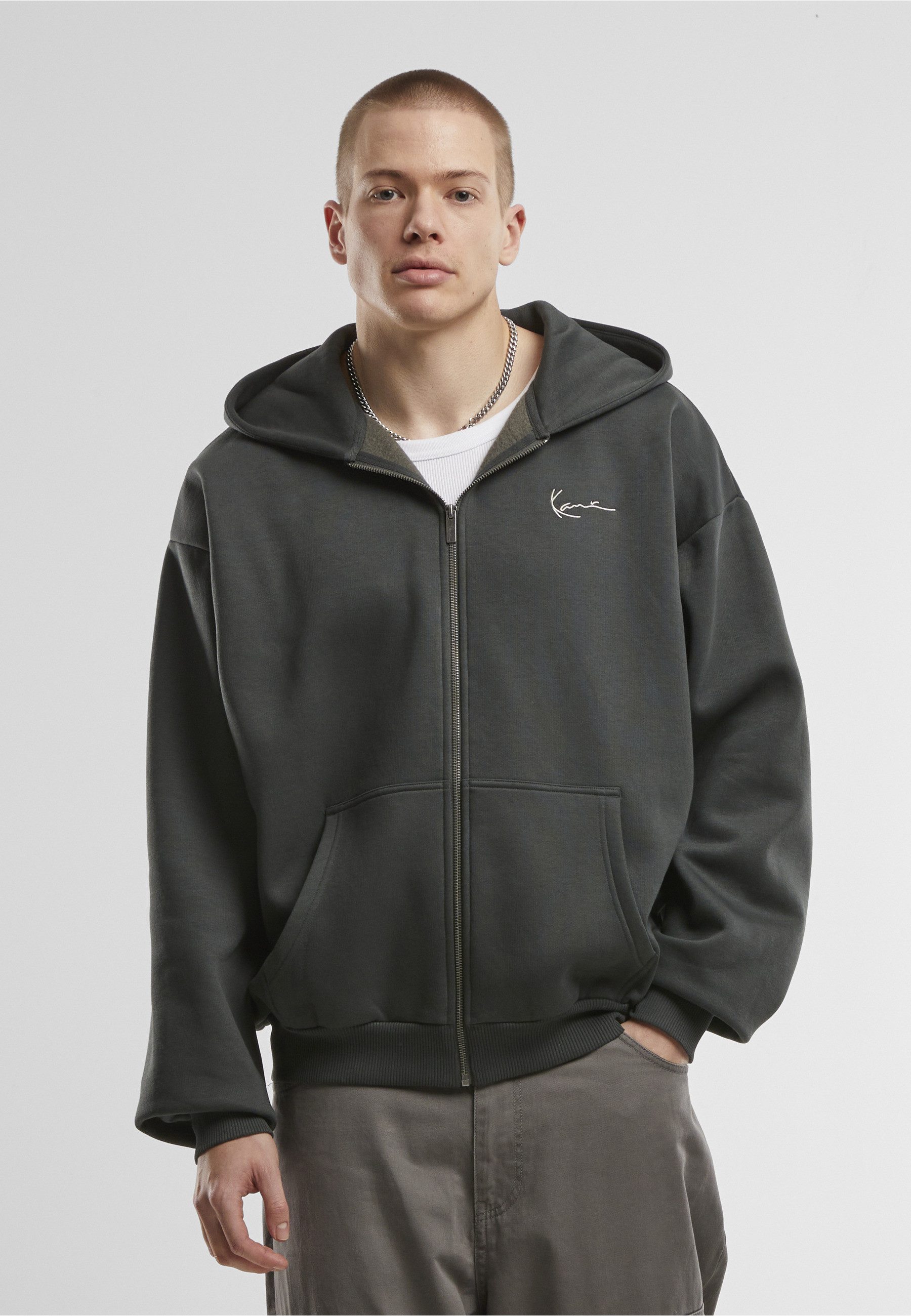 Karl Kani Sweatjacke Karl Kani KK Old English Chrome Backprint Zip Hoodie