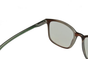 Gamswild Lesebrille Lesehilfe +1,0 /+1,5 /+2,0 /+2,5 dpt Unisex braun-grün, schwarz-grau, Lesebrille