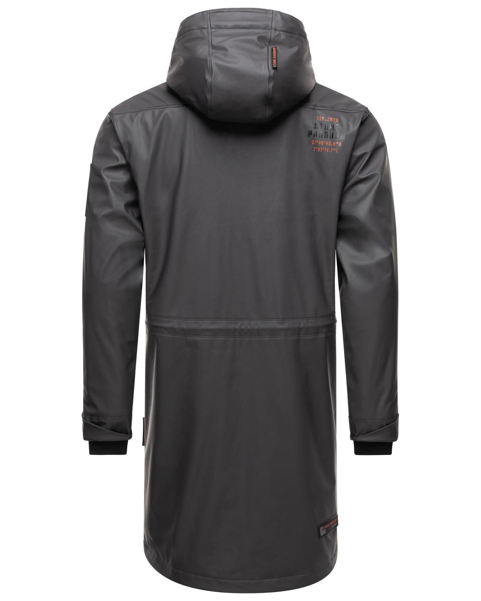 Stone Harbour Regenmantel Verdaan Wasserdichter Regenparka mit Fleece-Innenfutter