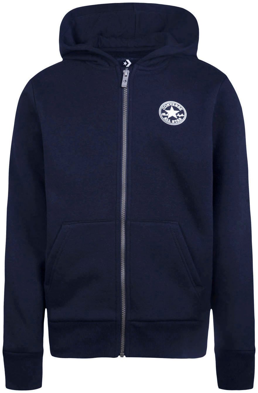 Converse Kapuzensweatjacke CNVB FLEECE CTP CHEST CORE FZ (1-tlg) für Kinder