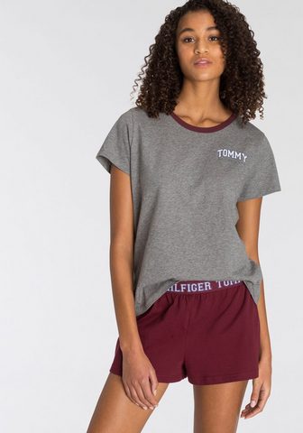 Tommy Hilfiger Underwear Pižama su Logoschriftzug