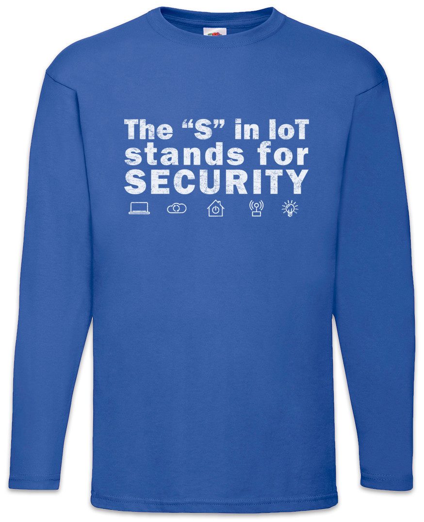 Langarmshirt The S In IoT Langarm T-Shirt IoT M2M Machine to Machine 5G