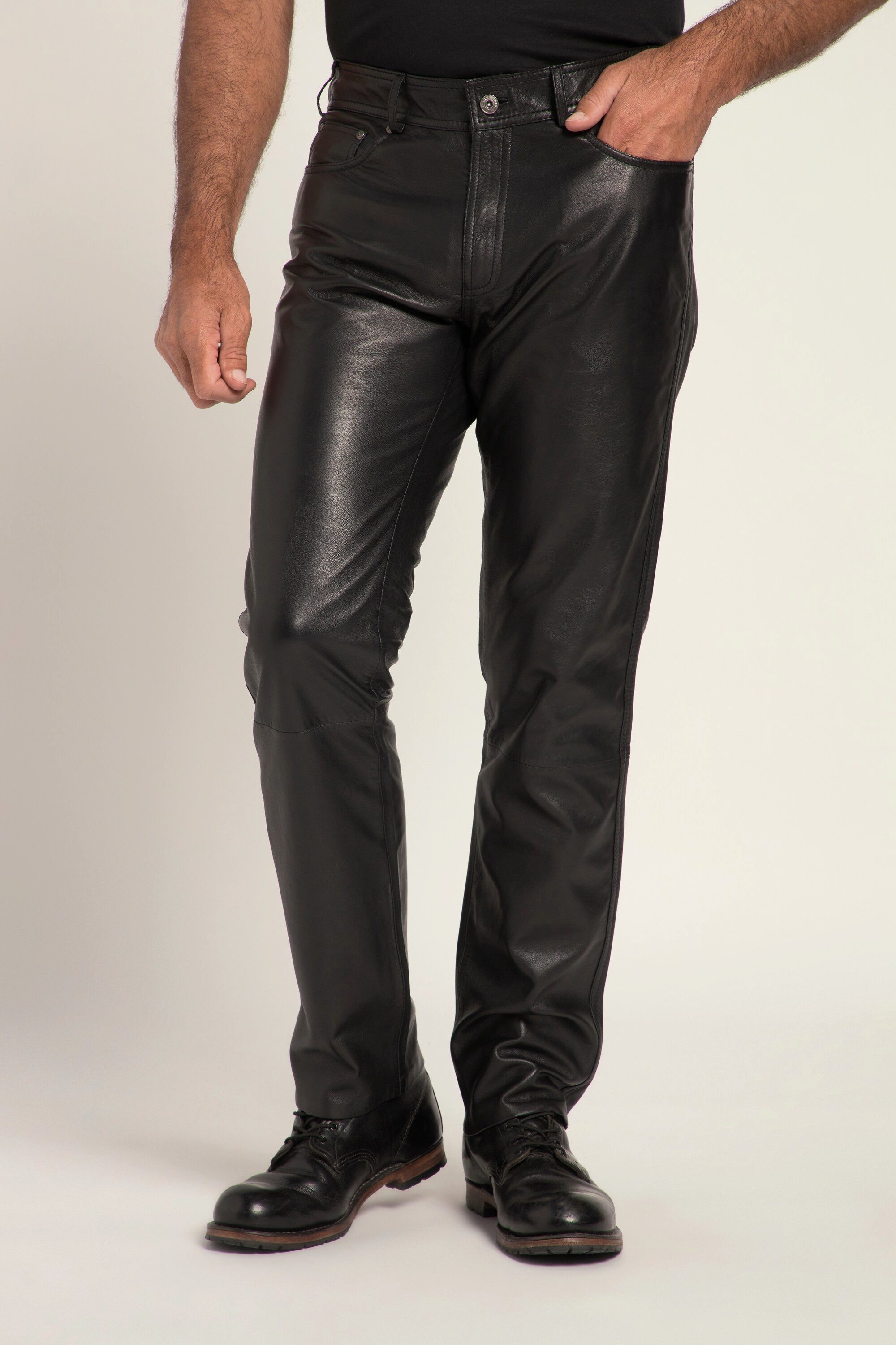 JP1880 Lederhose Lederhose Leder feinstes Lammnappaleder 5-Pocket