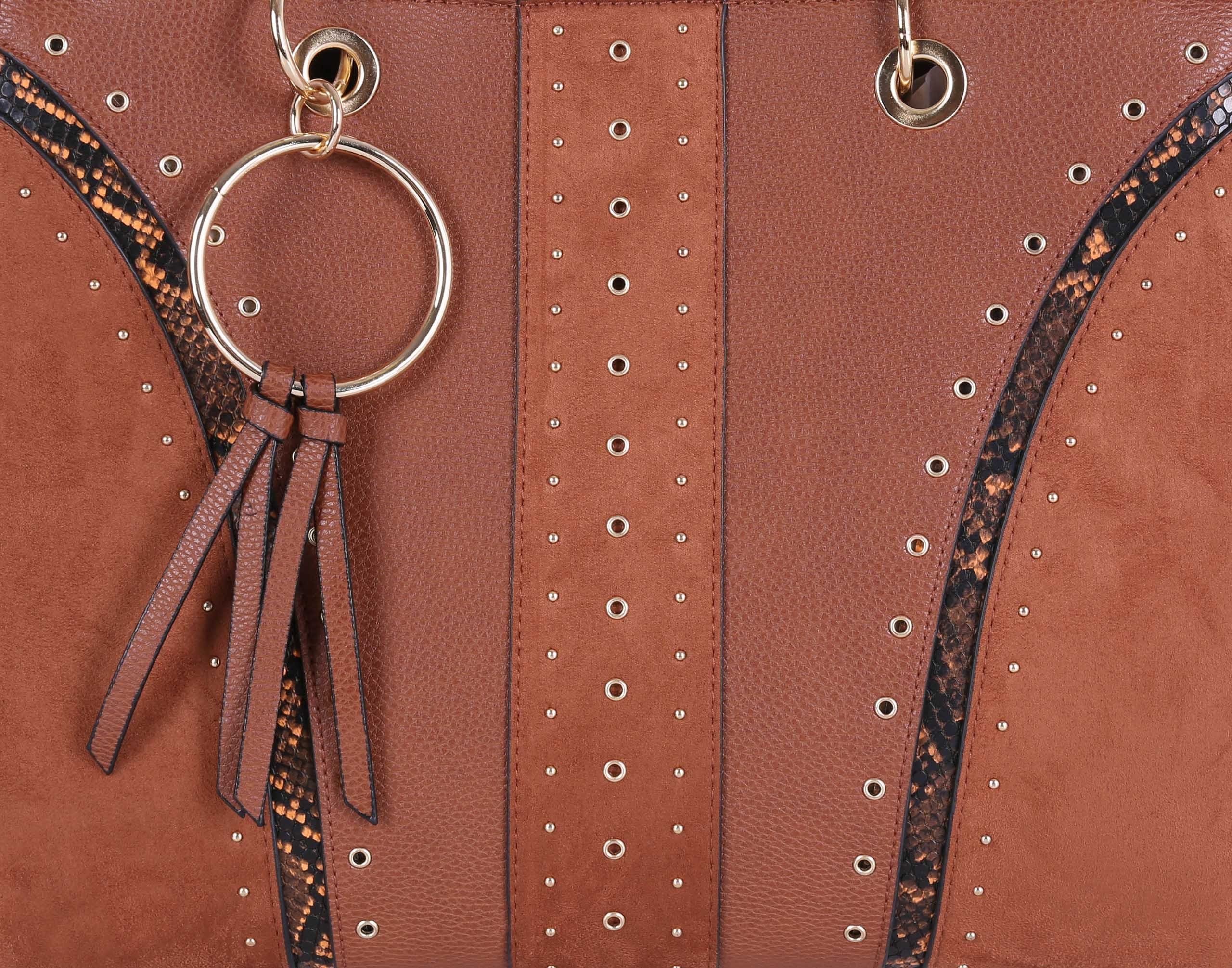 Sarcia.eu Handtasche Große braue Tasche