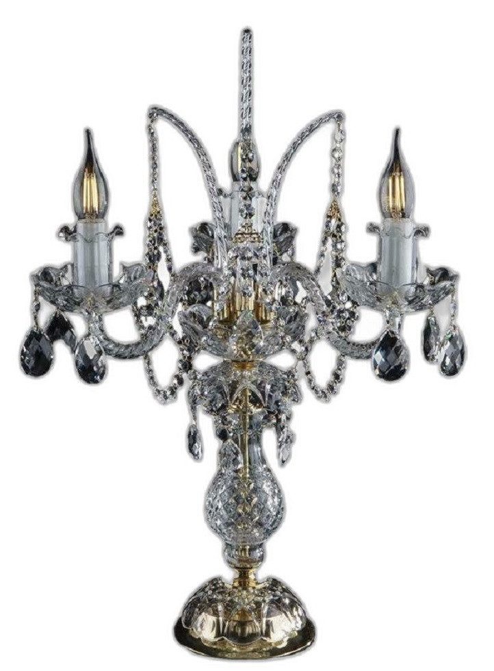 Xlmoebel Schreibtischlampe Bohemia IVELE Kristallleuchte im Antik-Stil für stilvolle Beleuchtung, Hergestellt in Europa