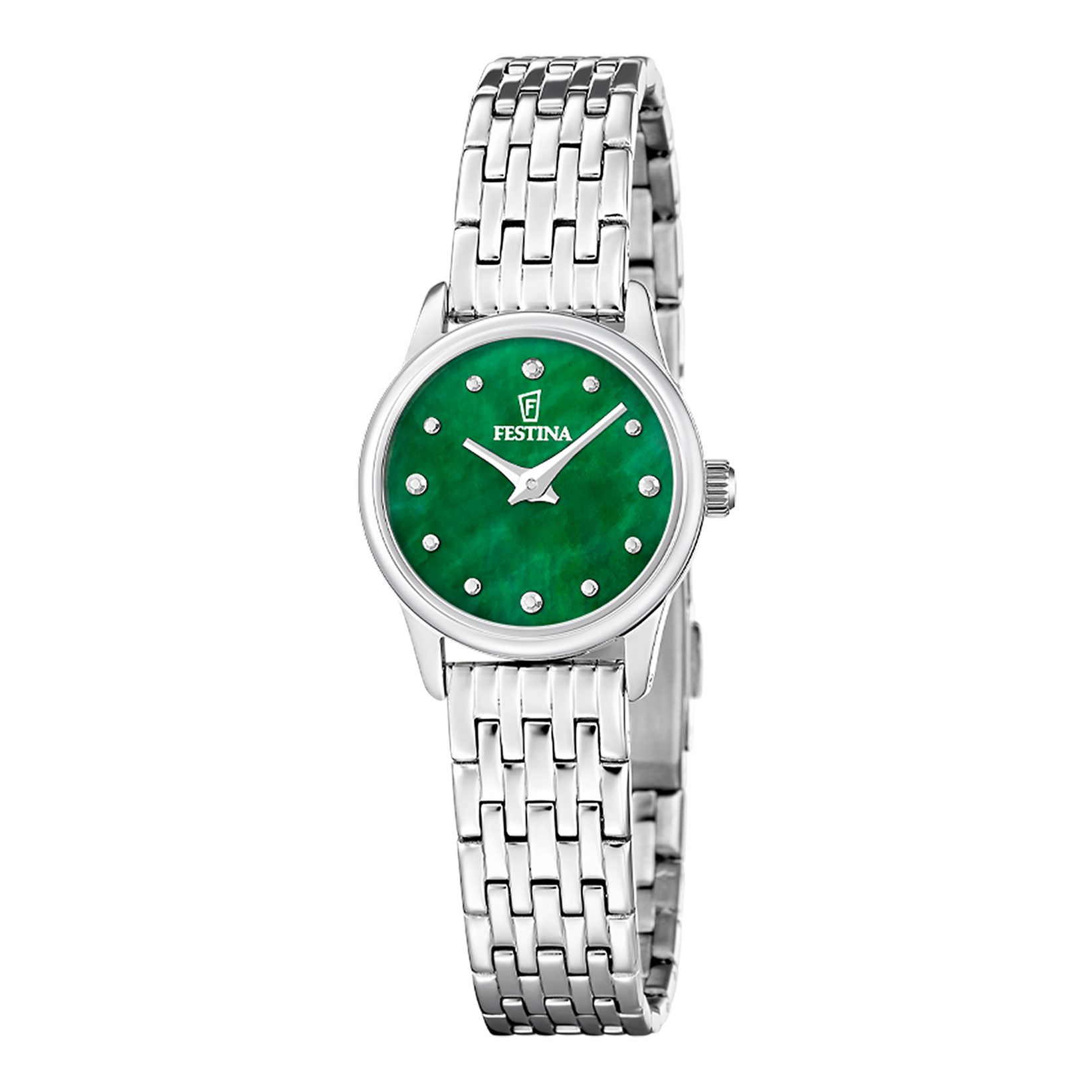 Festina Quarzuhr Mademoiselle F20749_5, Armbanduhr, Damenuhr, Edelstahlarmband, analog
