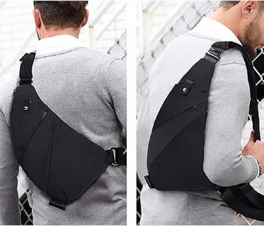 AURIVION Umhängetasche Umhängetasche Herren, Crossbody Messenger Bag für Alltag & Reise (Set, 1-tlg., 1 × Herren Umhängetasche), Ideal für Alltag, Arbeit, Reisen und Freizeit