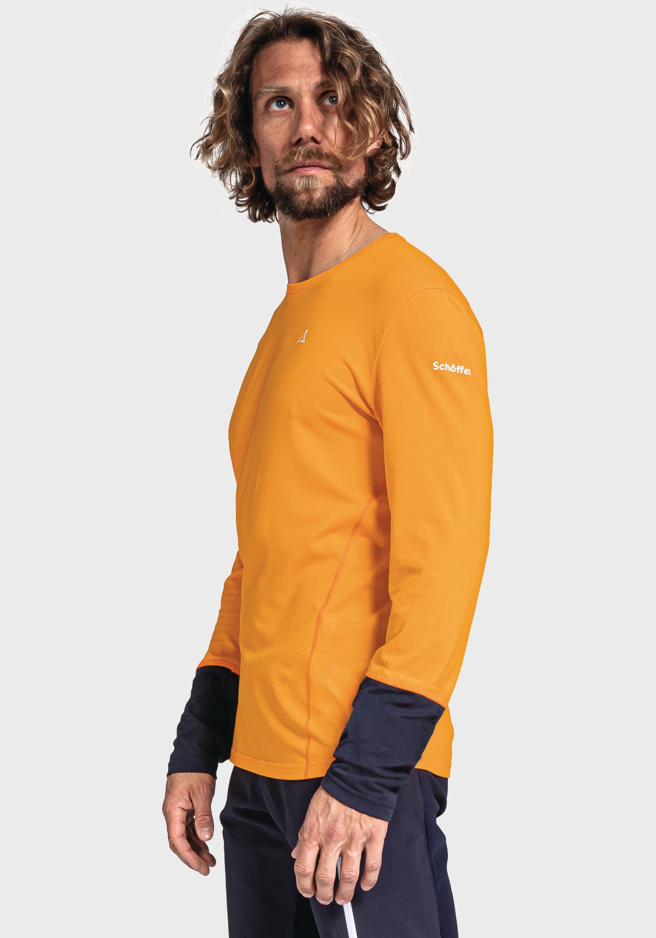 M Longsleeve Schöffel Funktionsshirt orange Sandegg