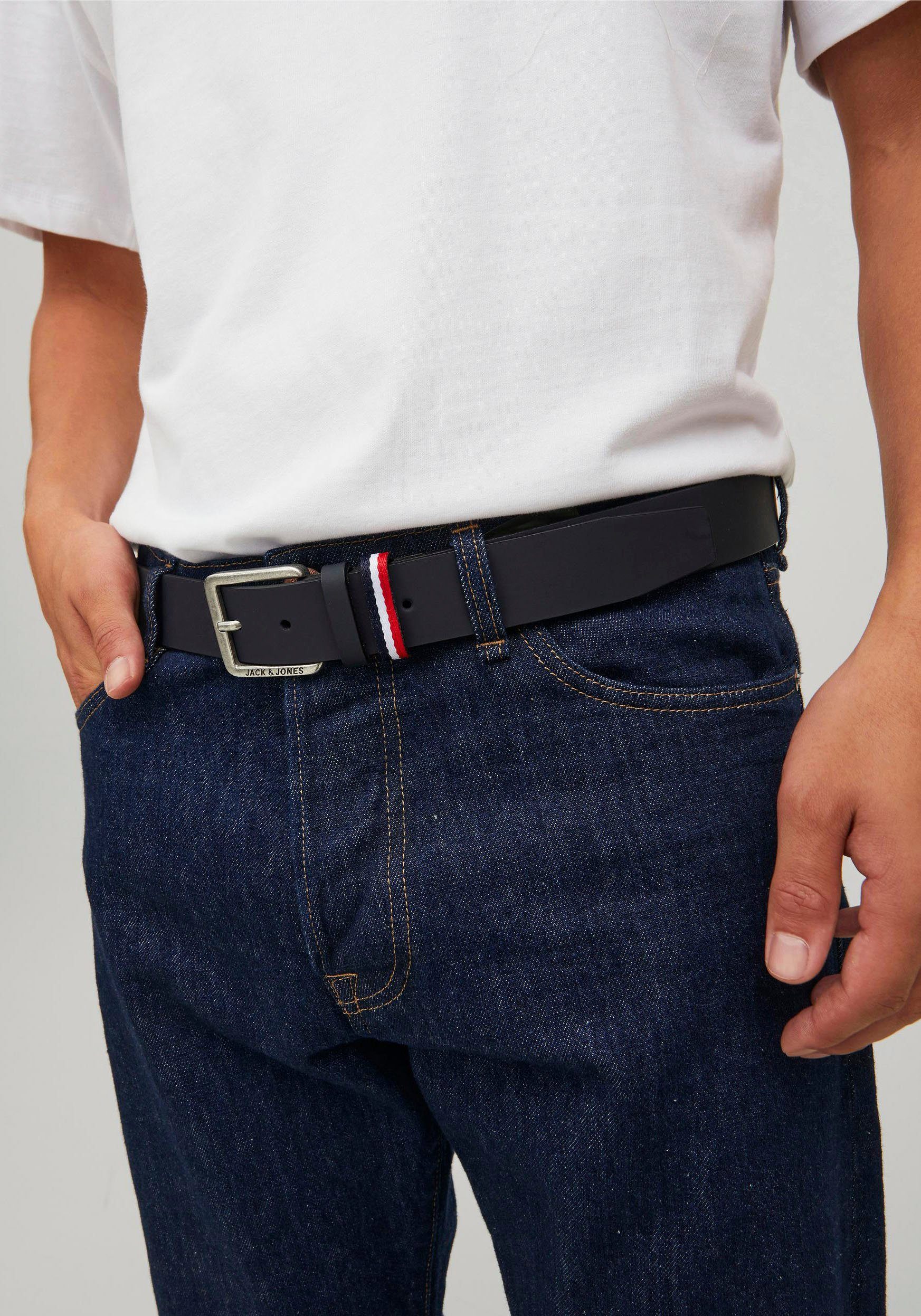 Jack & Jones Ledergürtel JACESPO BELT NOOS günstig online kaufen