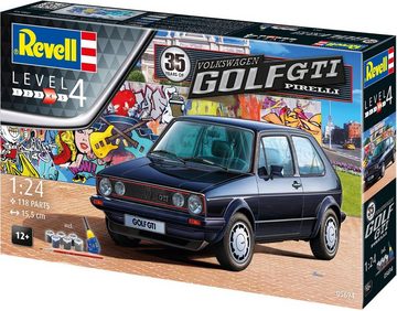 Revell® Modellbausatz Model Set 35 Jahre VW Golf GTI Pirelli, Maßstab 1:24, (Set), Made in Europe