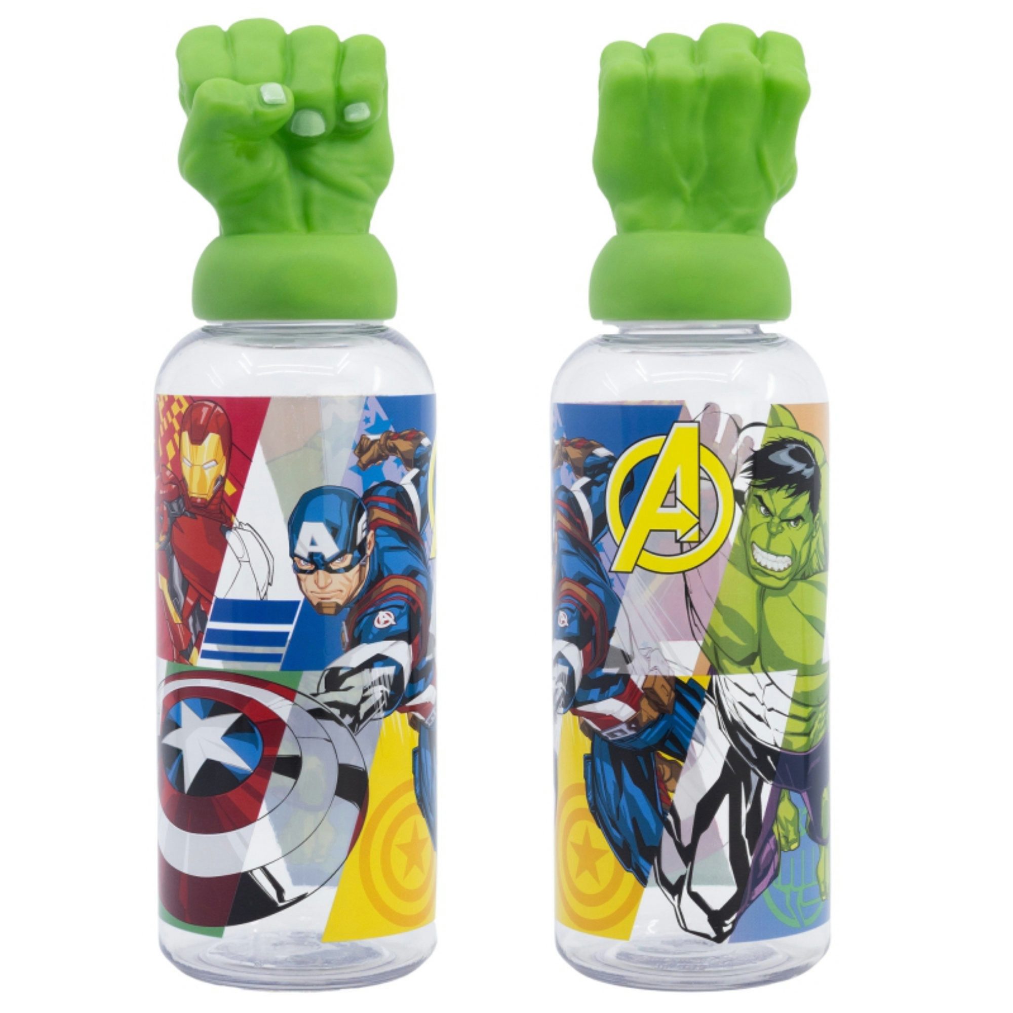 MARVEL Trinkflasche Marvel Avengers HULK 3D Kopf Wasserflasche Flasche 560 ml