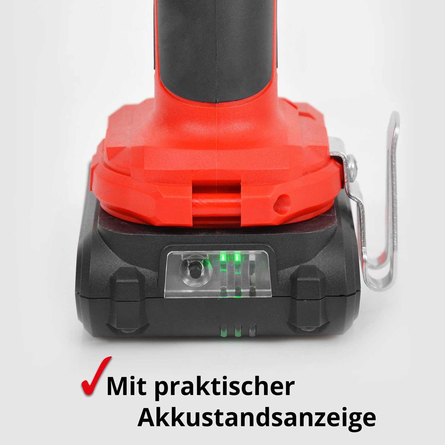 Hecht Akku-Bohrschrauber mit 2x 20V/2Ah Akku und Ladgerät, max. 1250 U/min, 6 Bits