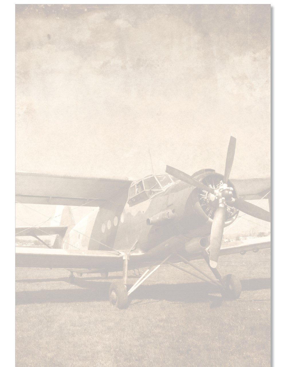 Briefpapier Motivpapier Nostalgische Fortbewegung, Oldtimer, beidseitig bedruckt