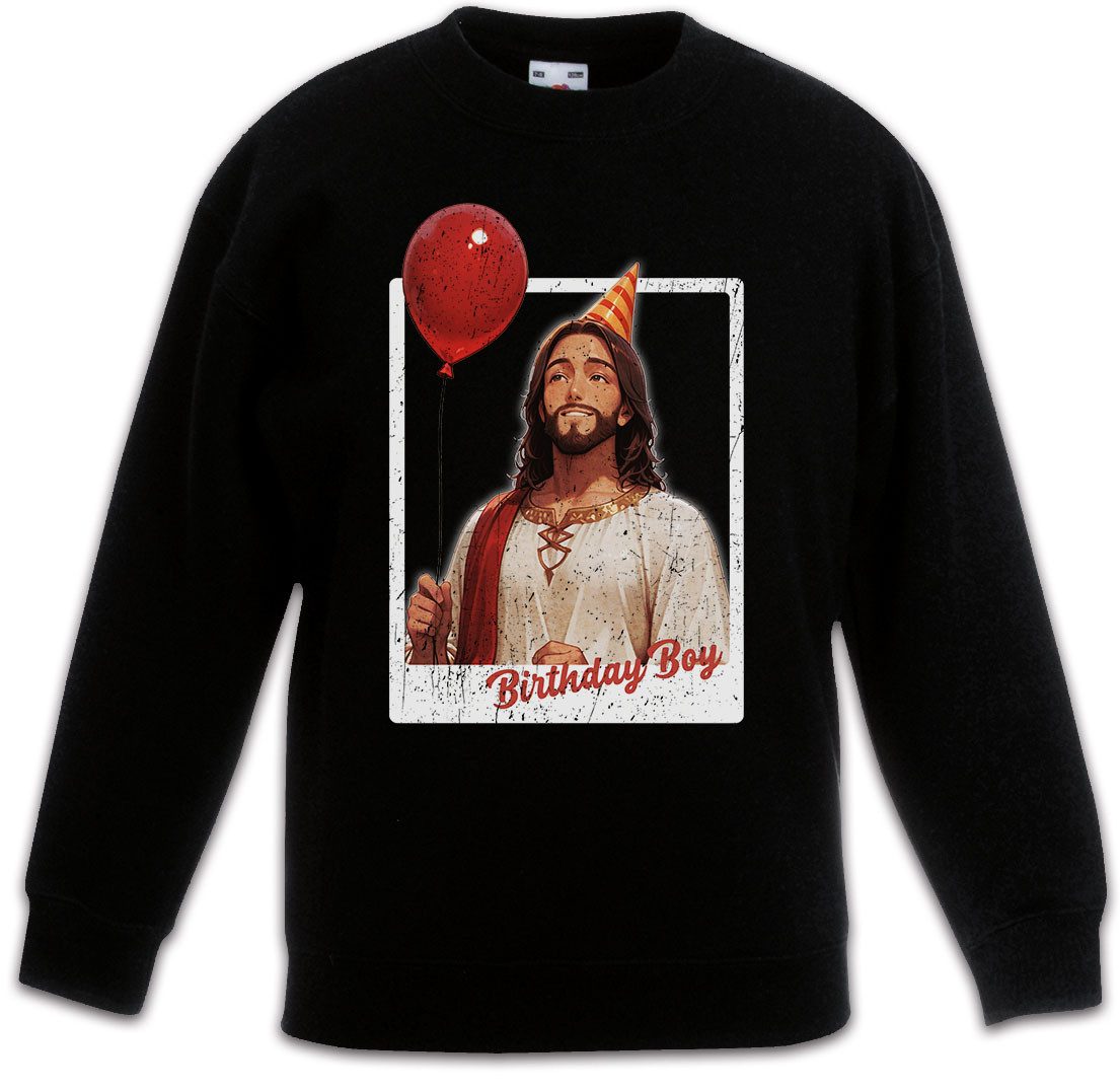 Urban Backwoods Sweatshirt Jesus Birthday Boy Kinderpullover Holy Christus Christmas X-Mas (1-tlg) Weihnachten Merry Christ Santa