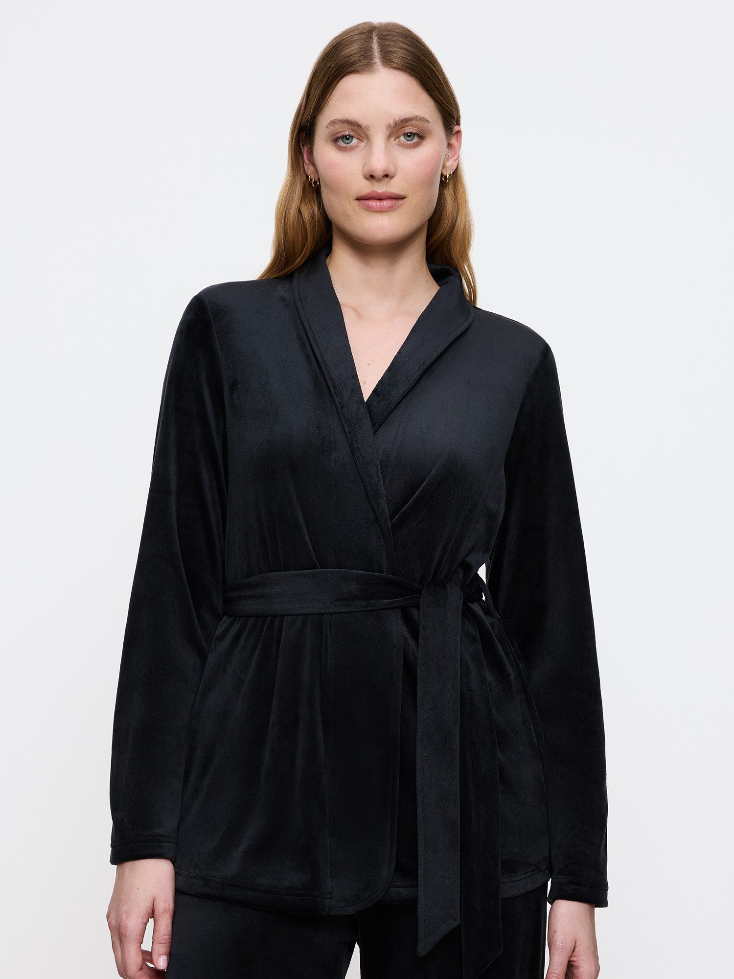 Triumph Morgenmantel Sensual Velour Robe Top, aus weichem Velour - mit Tail günstig online kaufen