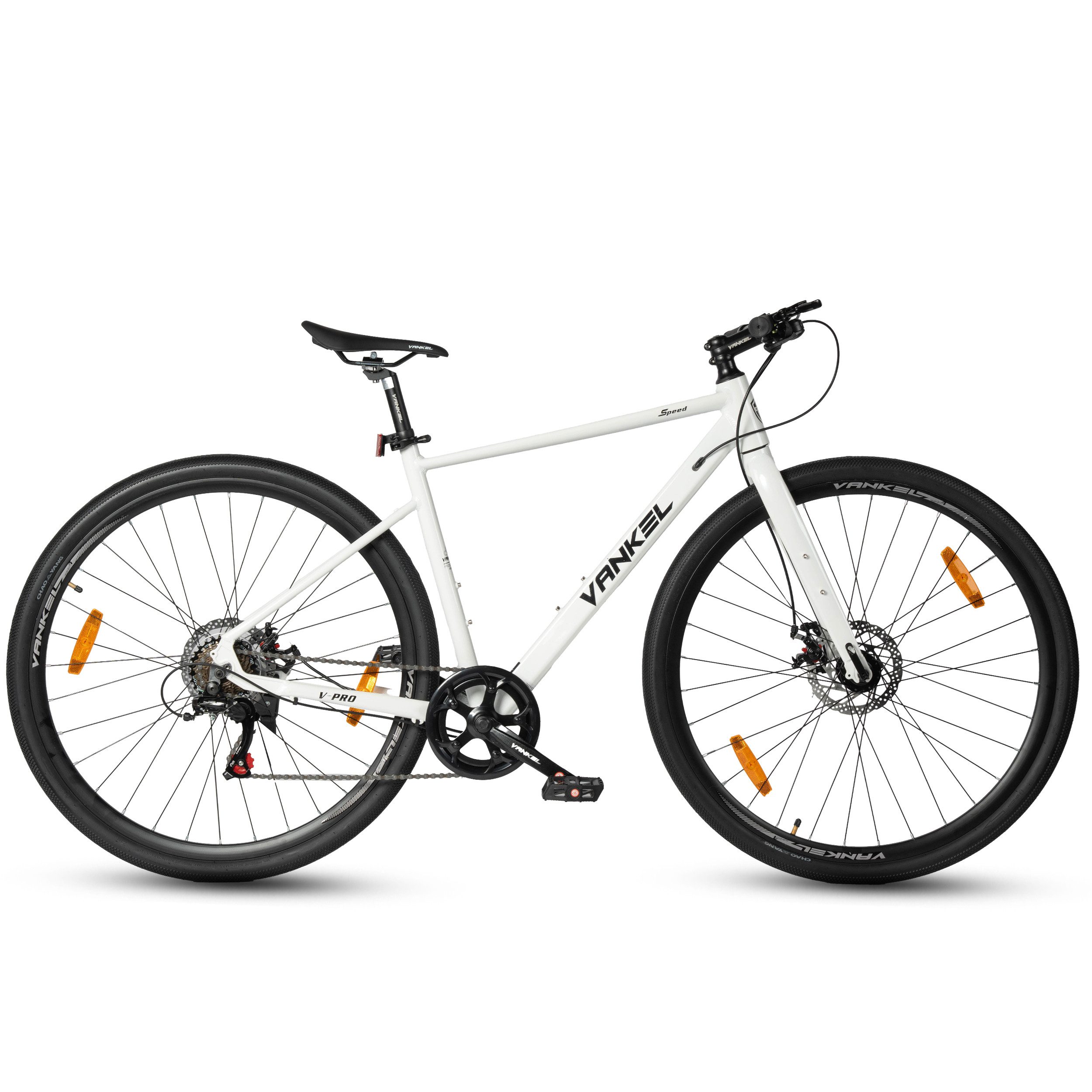 Lauxjack Mountainbike 28 zoll Citybike für Damen Shimano Scheibenbremsen, 7 Gang Shimano RD-TZ500 Schaltwerk, Aluminiumrahmen, komfortables Stadtrad 42cm Rahmenhöhe
