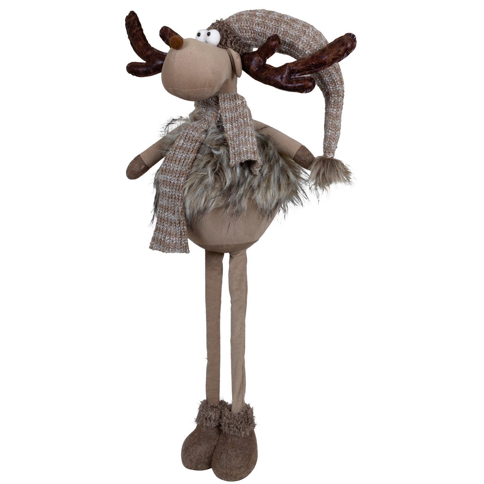 Christmas Paradise Weihnachtsfigur Elch ausziehbar 70-100cm (100-130cm) (XX günstig online kaufen