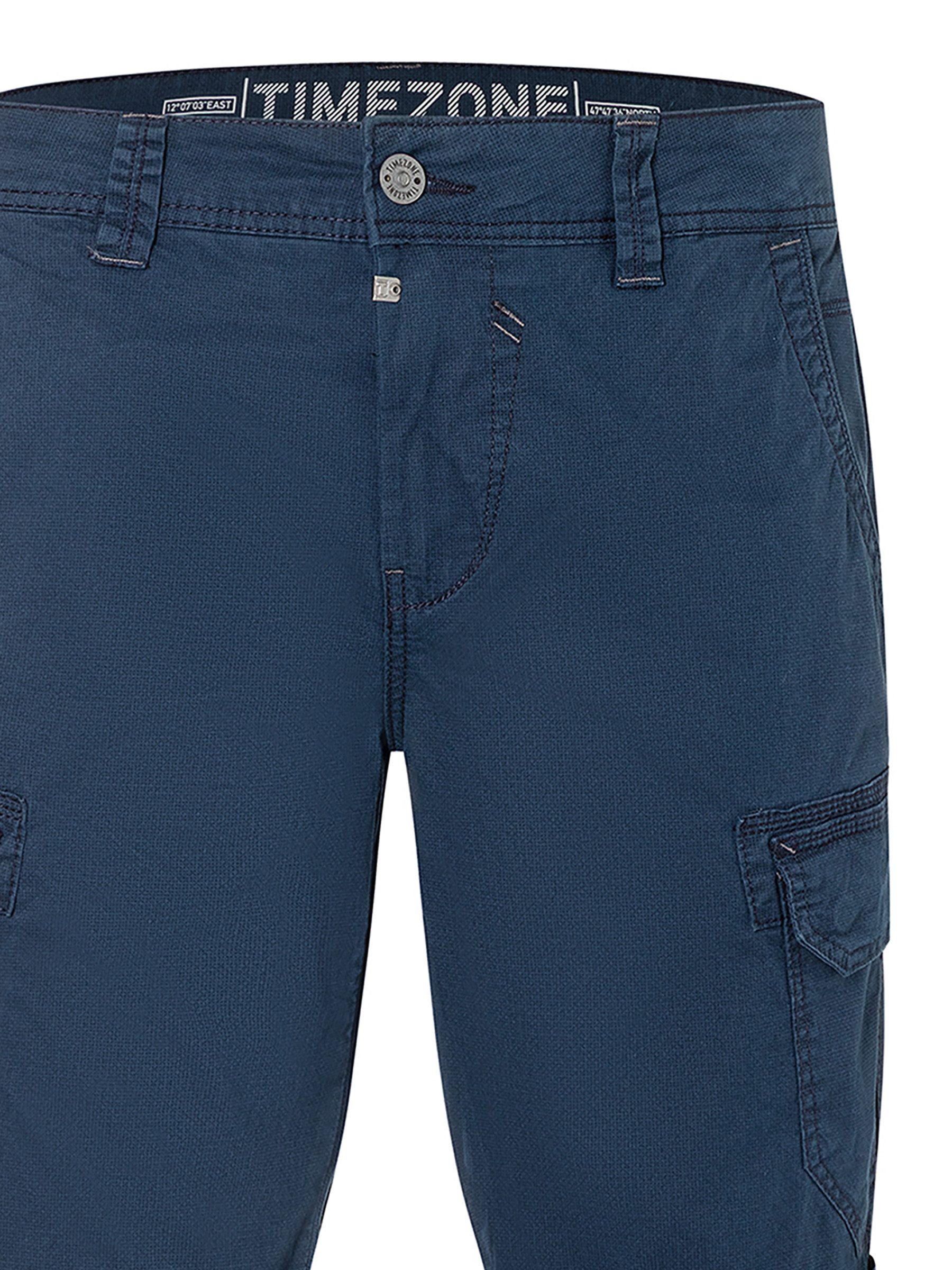TIMEZONE Cargoshorts Casual Style Cargohose Slim Fit Cargotaschen für Herren (1-tlg) Baumwolle Slim Fit Einfarbig atmungsaktiv Reißverschluss
