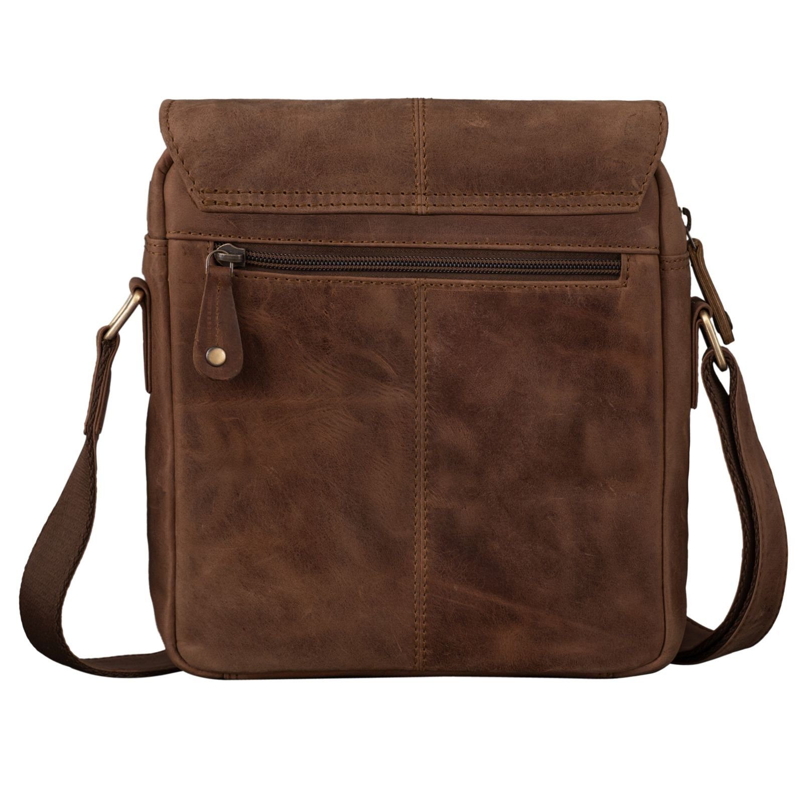 STILORD Schultertasche "Matt" Herrenhandtasche Leder Umhängetasche Männner Vintage – Bild 5 von 5