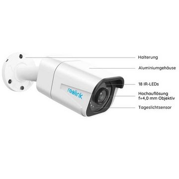 Reolink RLC-1010A 5K 10 MP IP PoE Überwachungskamera (Innenbereich, Außenbereich, Intelligente Personen- und Autoerkennung, Nachtsicht)
