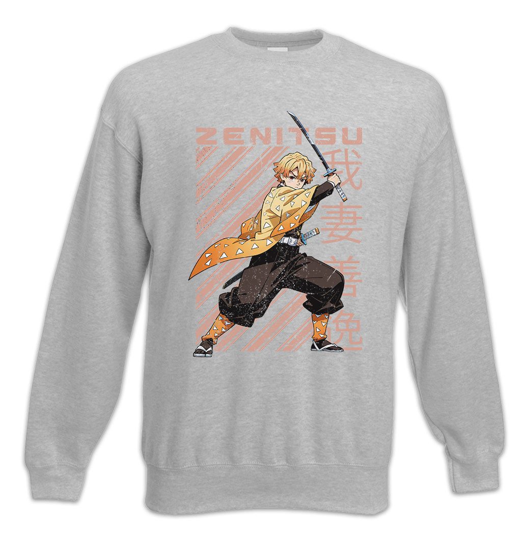 Sweatshirt Zenitsu Katana Sweatshirt Demon Kamado Nezuko Anime Slayer Zenitsu