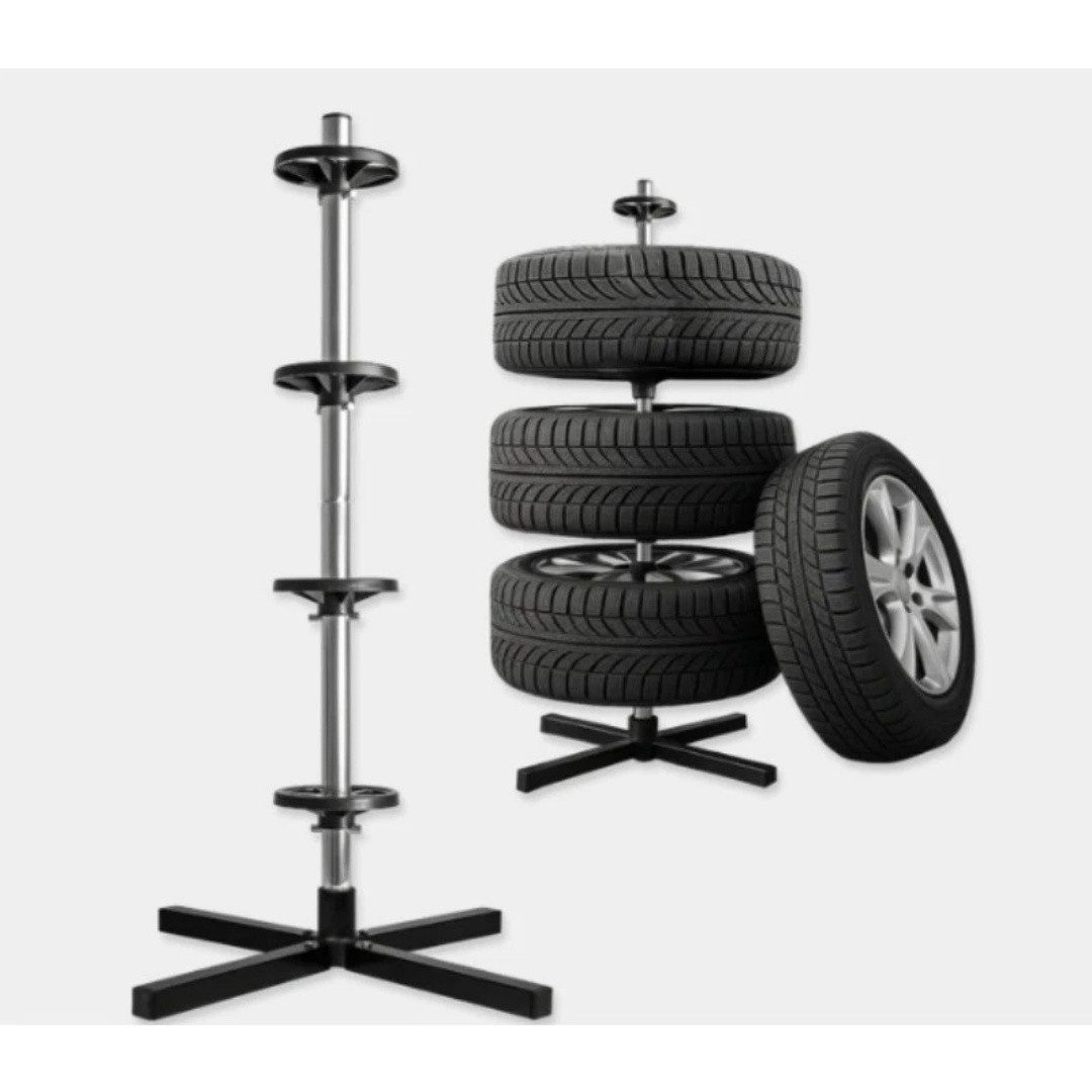 muchen Felgenbaum Felgenständer Felgenbaumwagen Reifenständer für 4 Reifen bis 100kg