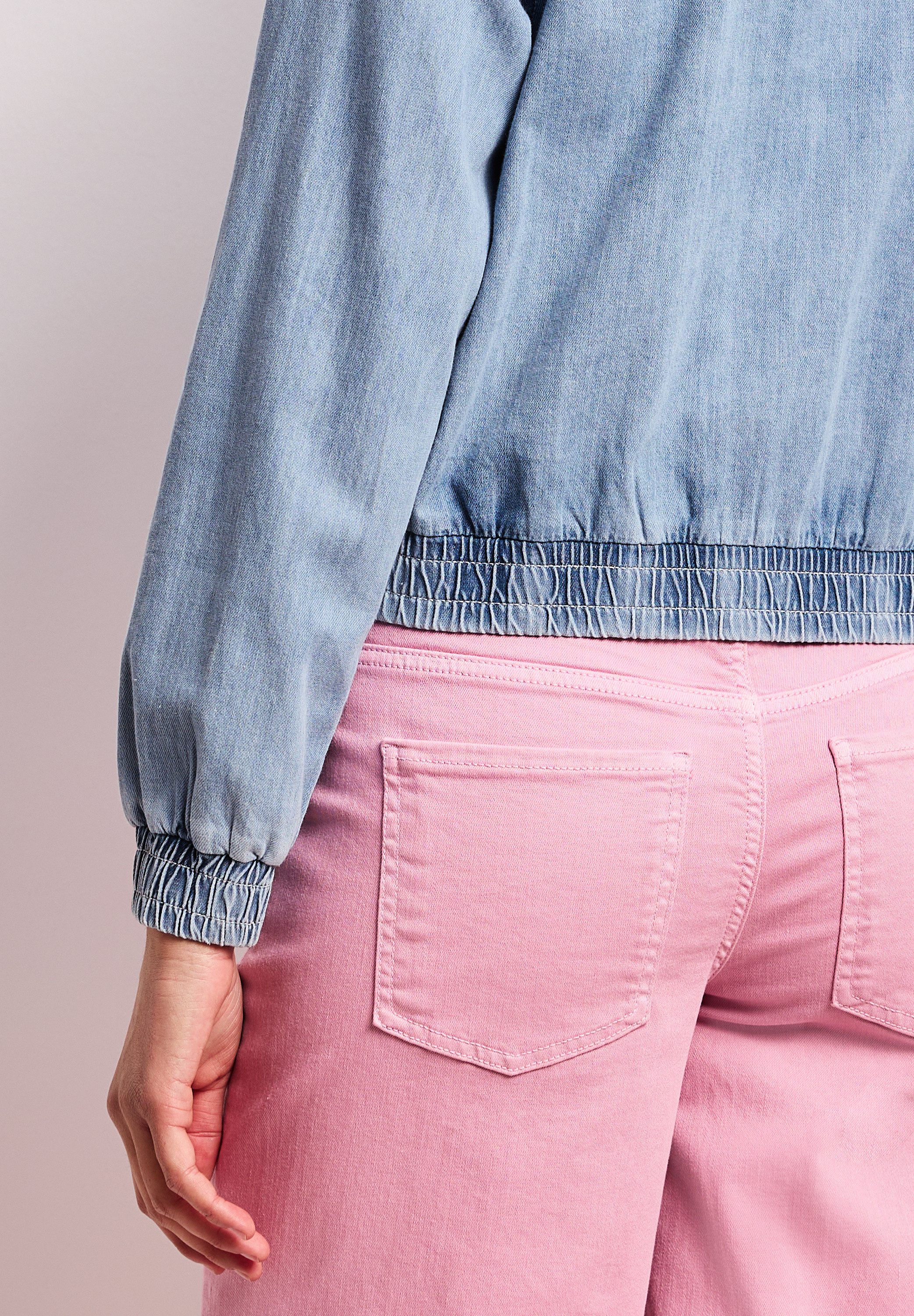 STREET ONE Blouson im Denim-Look mit Taschen