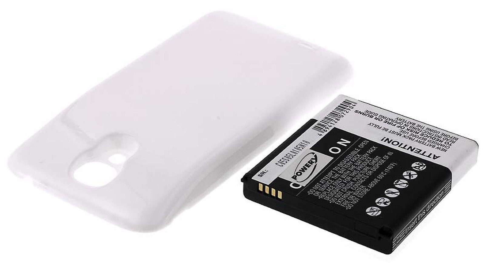 Powery Akku für Samsung Galaxy S4 Handy-Akku 5200 mAh (3.7 V)