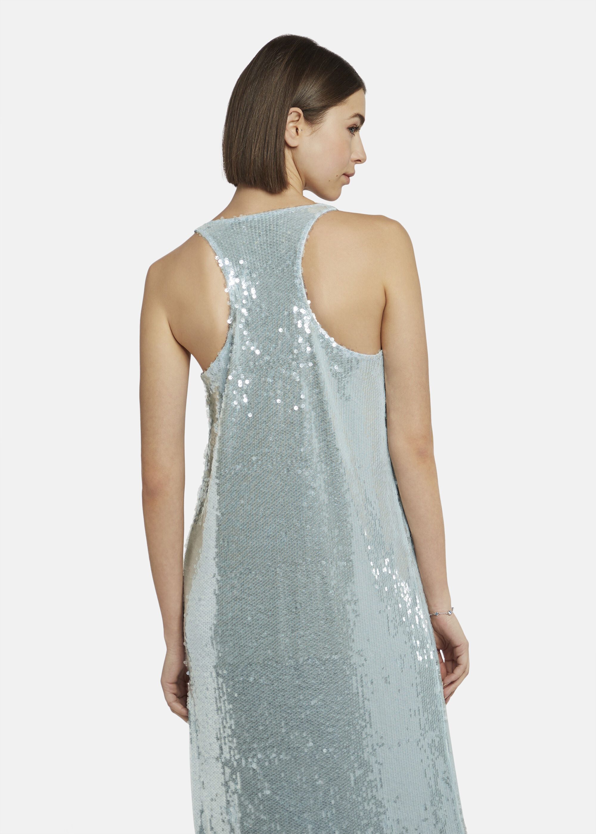 Nicowa Abendkleid GIOWIA (1-tlg) Gerade fallendes Paillettenkleid
