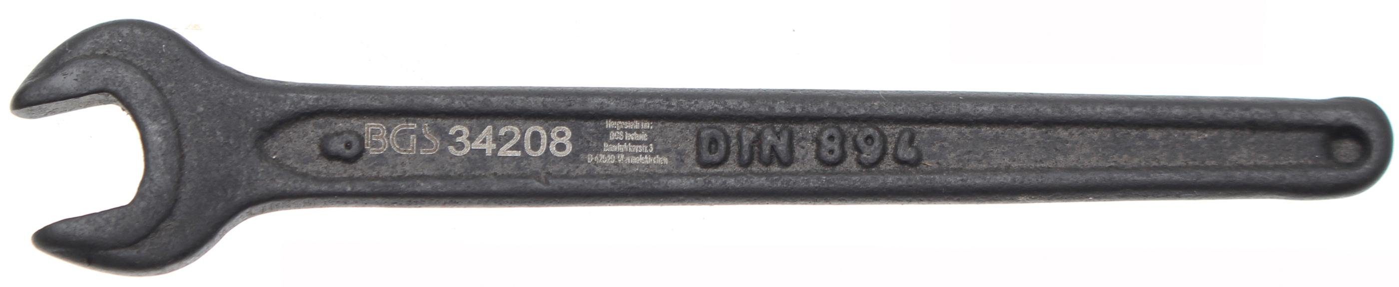 Maulschlüssel DIN SW 894, mm Einmaulschlüssel, 8 technic BGS