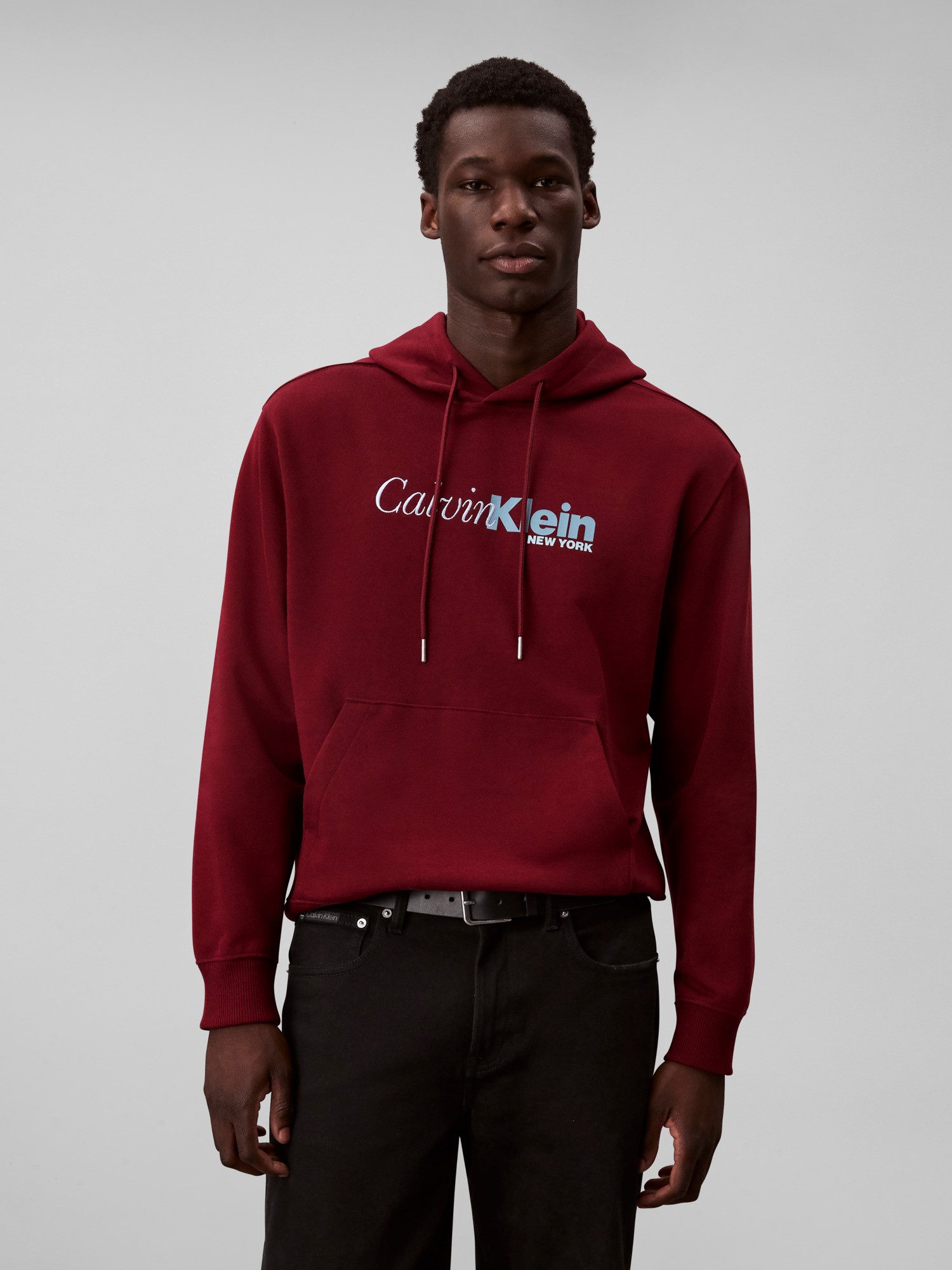 Kapuzensweatshirt LS EU 350TERRY CURSIVE GRAPHIC H