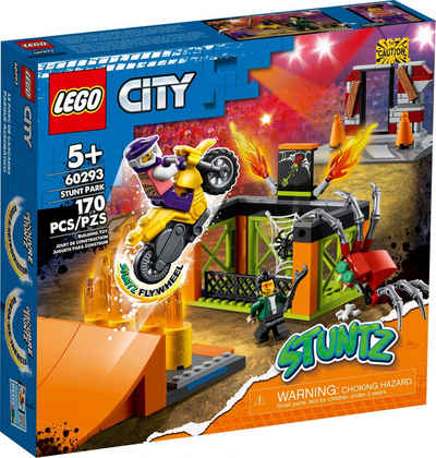 LEGO® Konstruktionsspielsteine LEGO® City - Stunt-Park, (Set, 170 St)