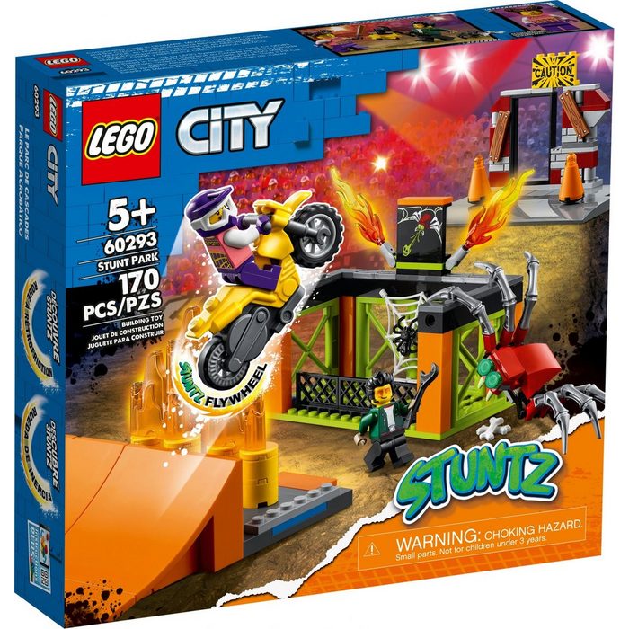 LEGO® Konstruktionsspielsteine LEGO® City - Stunt-Park (Set 170 St)