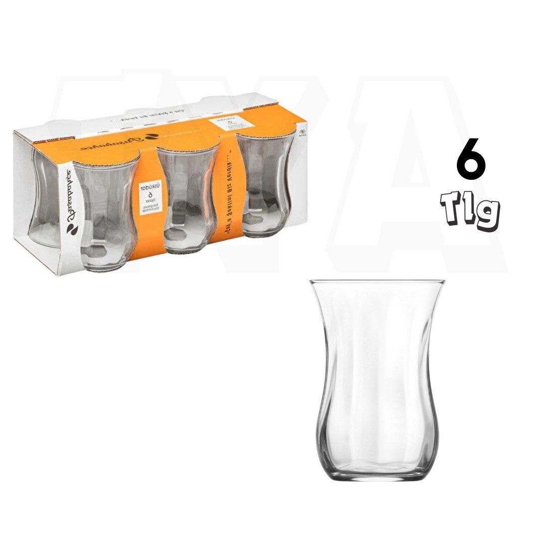 Teeglas Optikli Teegläser 6er 120cc
