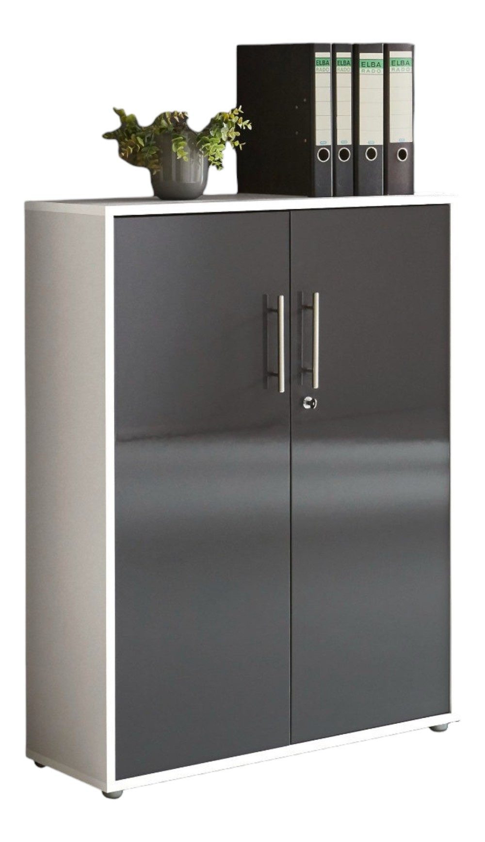 moebel-dich-auf Aktenschrank OFFICE EDITION (abschließbar, Metallgriffe, günstig online kaufen