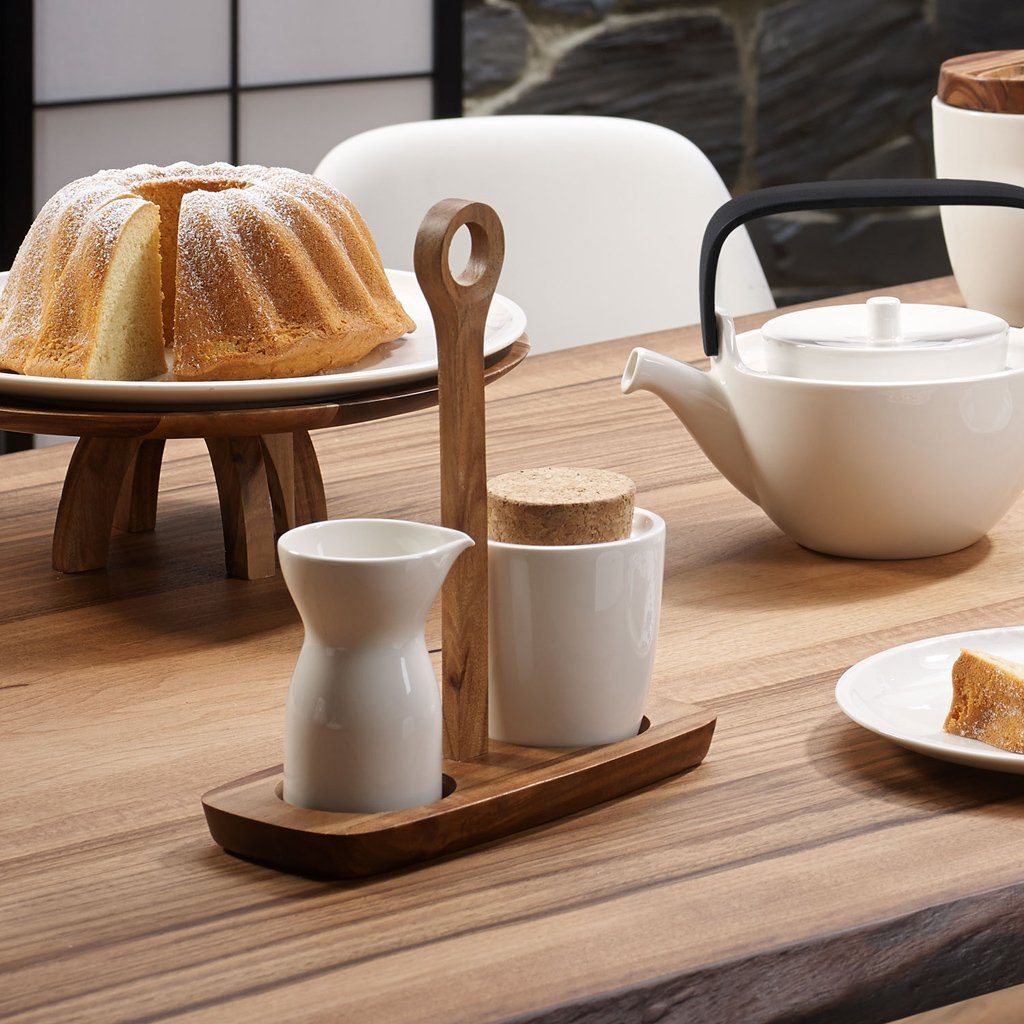 Villeroy & Boch Zuckerdose Artesano Original Zuckerdose, 300 ml, weiß, Porzellan, (1-tlg), Premium Porcelain, teils mikrow.- & spülmsicher, Made in Germany