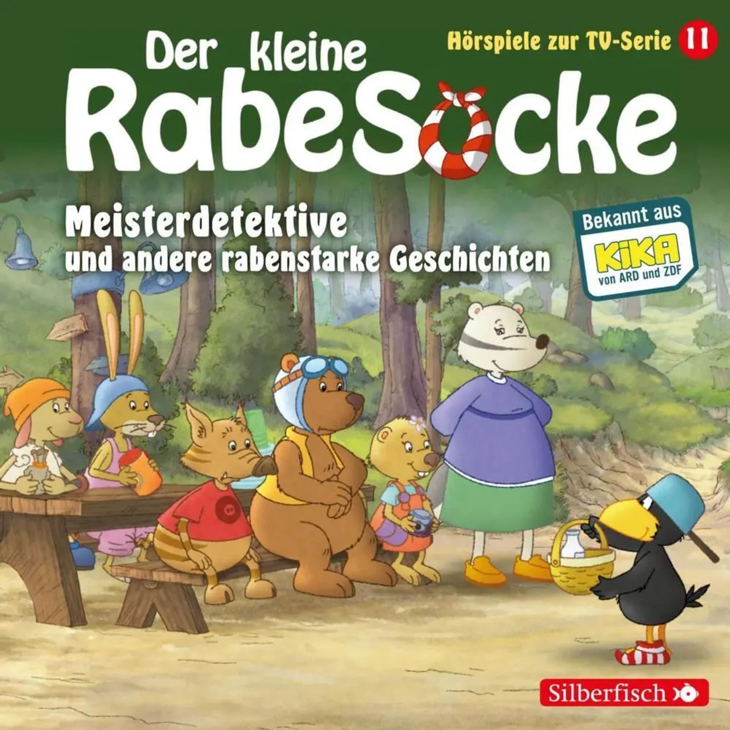 Silberfisch Verlag Hörspiel Meisterdetektive, Der Pechvogel, Frau Dachs hat Geburtstag, 1 Audio-CD