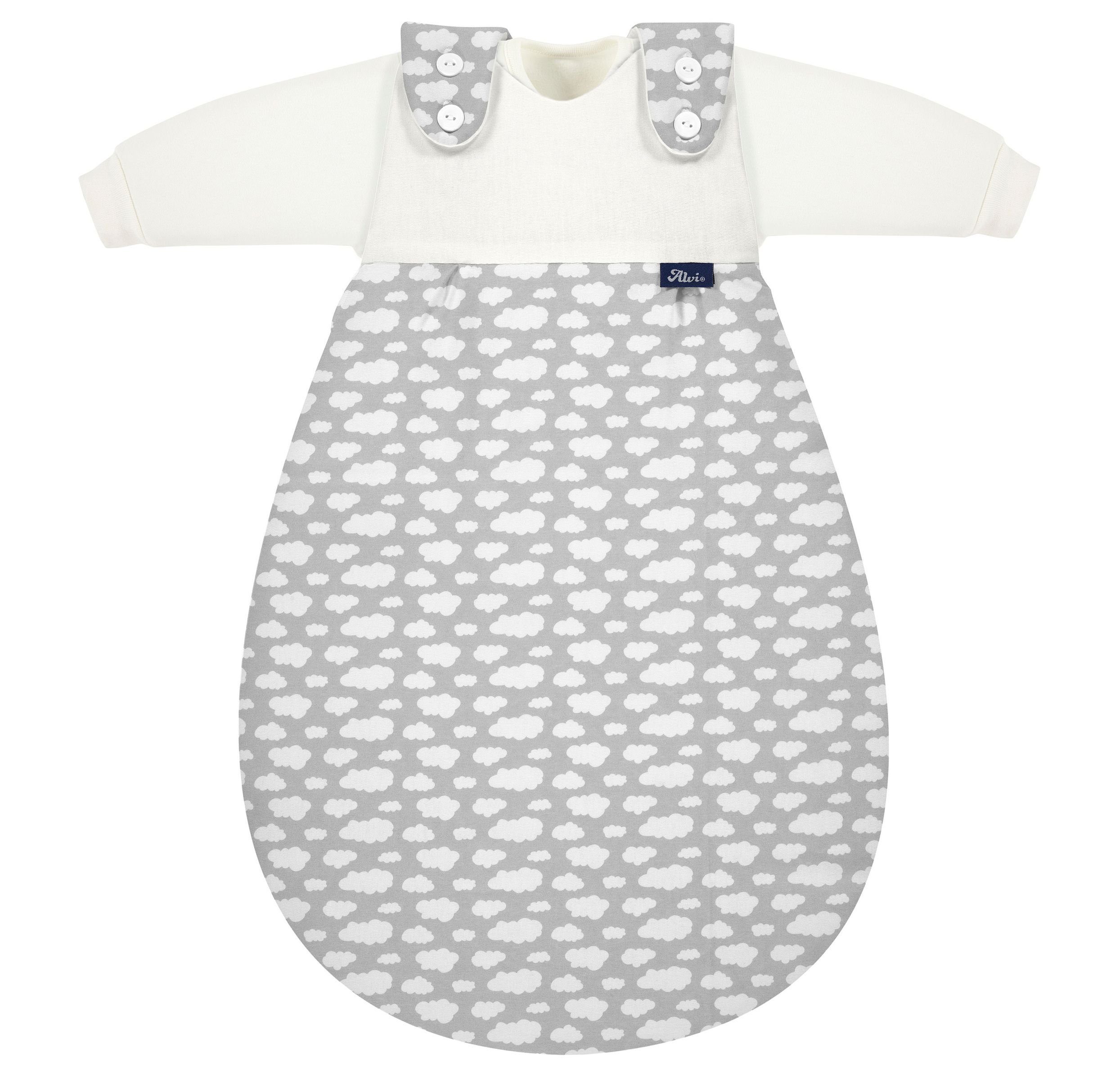 Alvi® Babyschlafsack Wolke silber