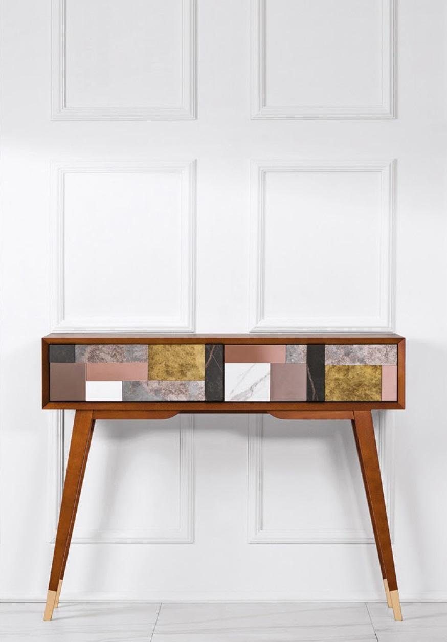 JVmoebel Konsolentisch, Tisch Konsolentisch Konsole Kommode Abstelltisch Holz Modern Luxus