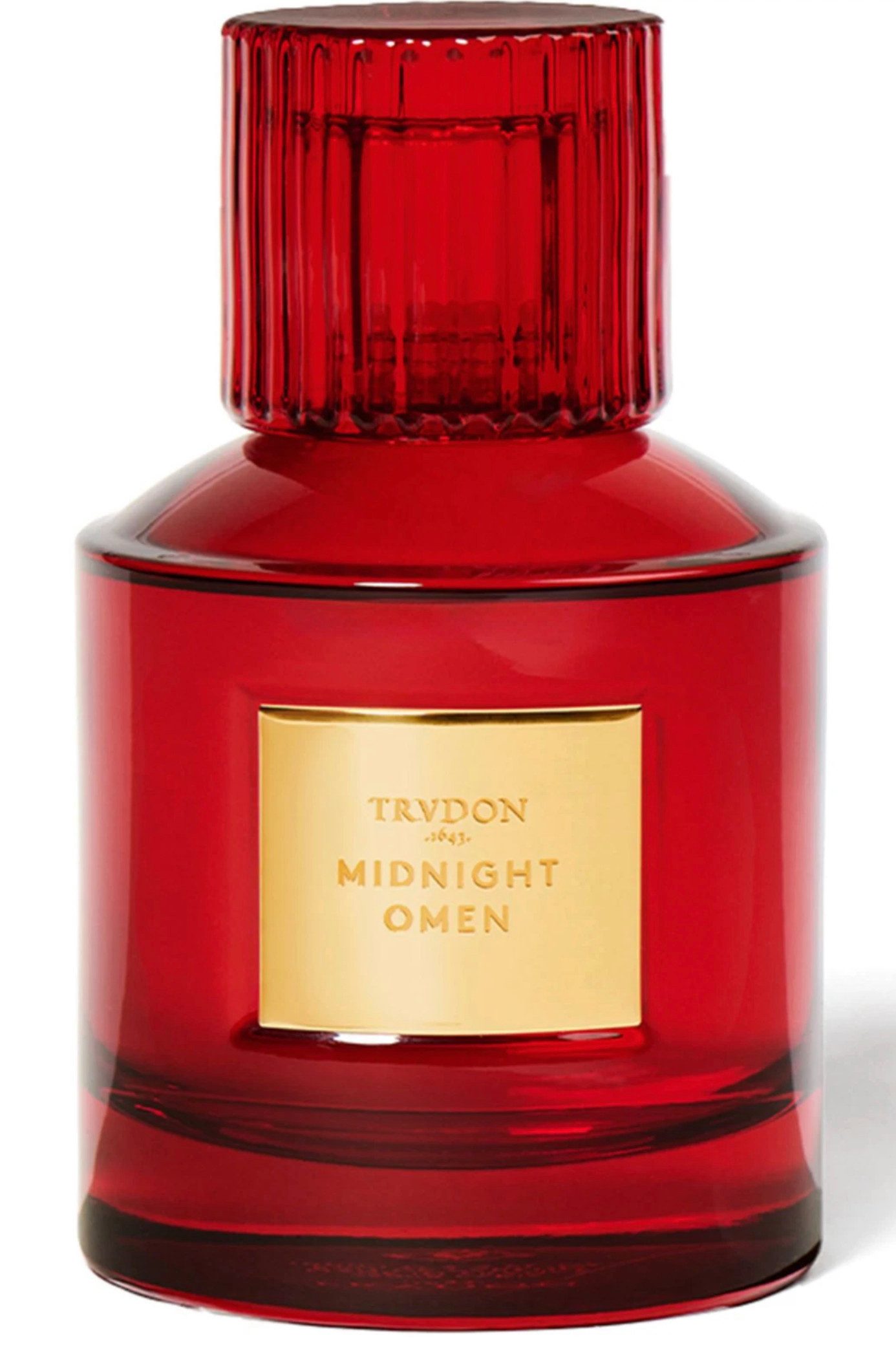 Cire Trudon Eau de Parfum Nuit Rouge Midnight Omen Luxury Unisex Holzig Ambriert 100 ml, 1-tlg., Flakon Tiefrotes Glas mit goldfarbener Metallplakette