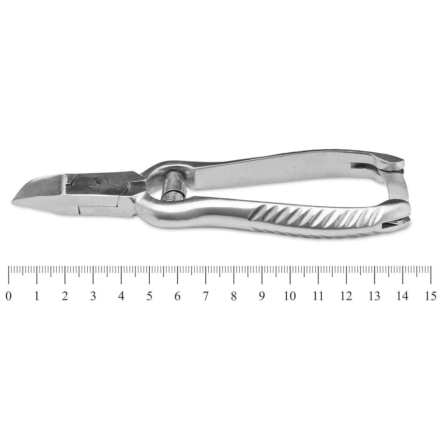 K-Pro Nagelzange Nagelzange Fußpflege Edelstahl für harte Nägel, 1-tlg., scharf