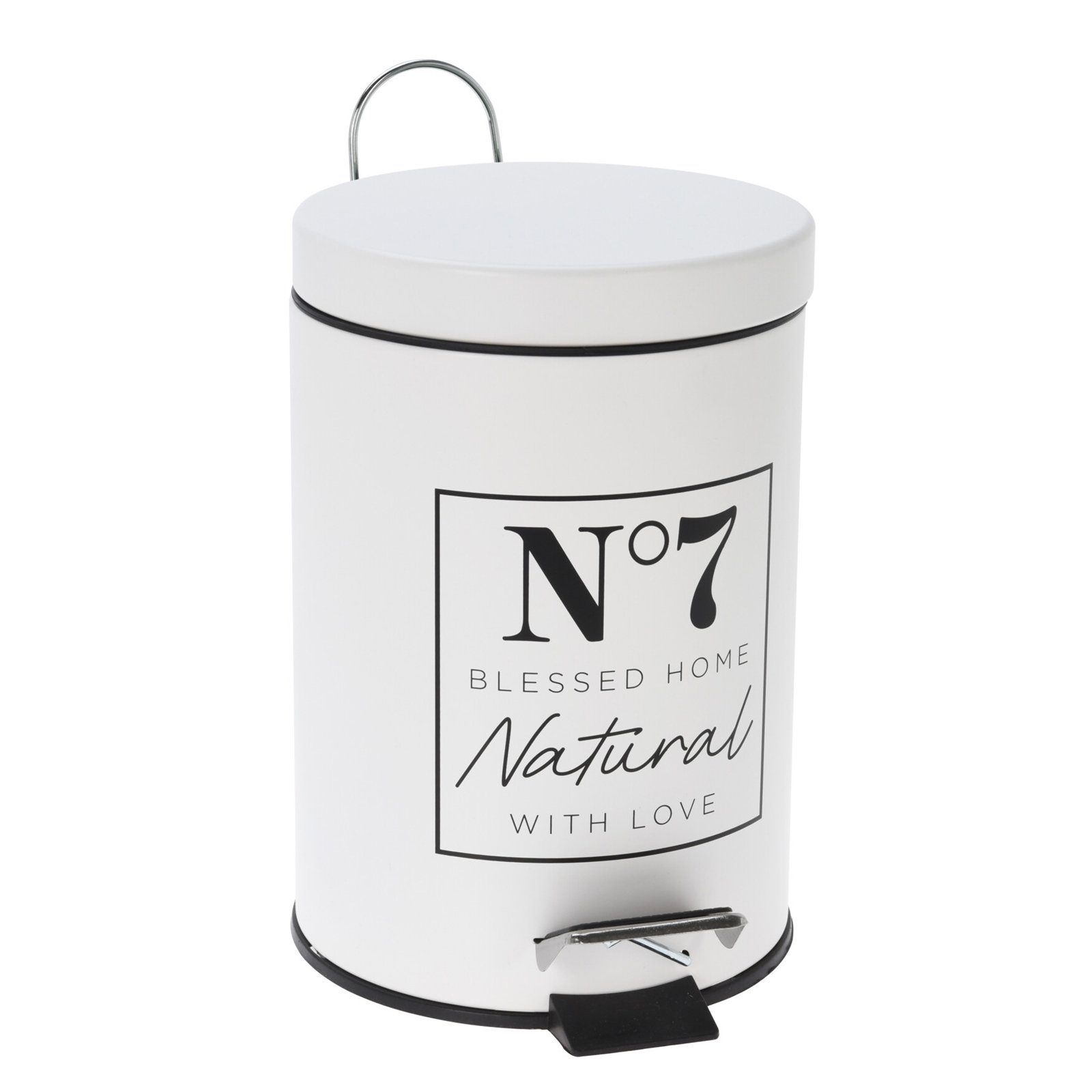 HTI-Living Kosmetikeimer Kosmetikeimer 3 Liter Mülleimer, Treteimer