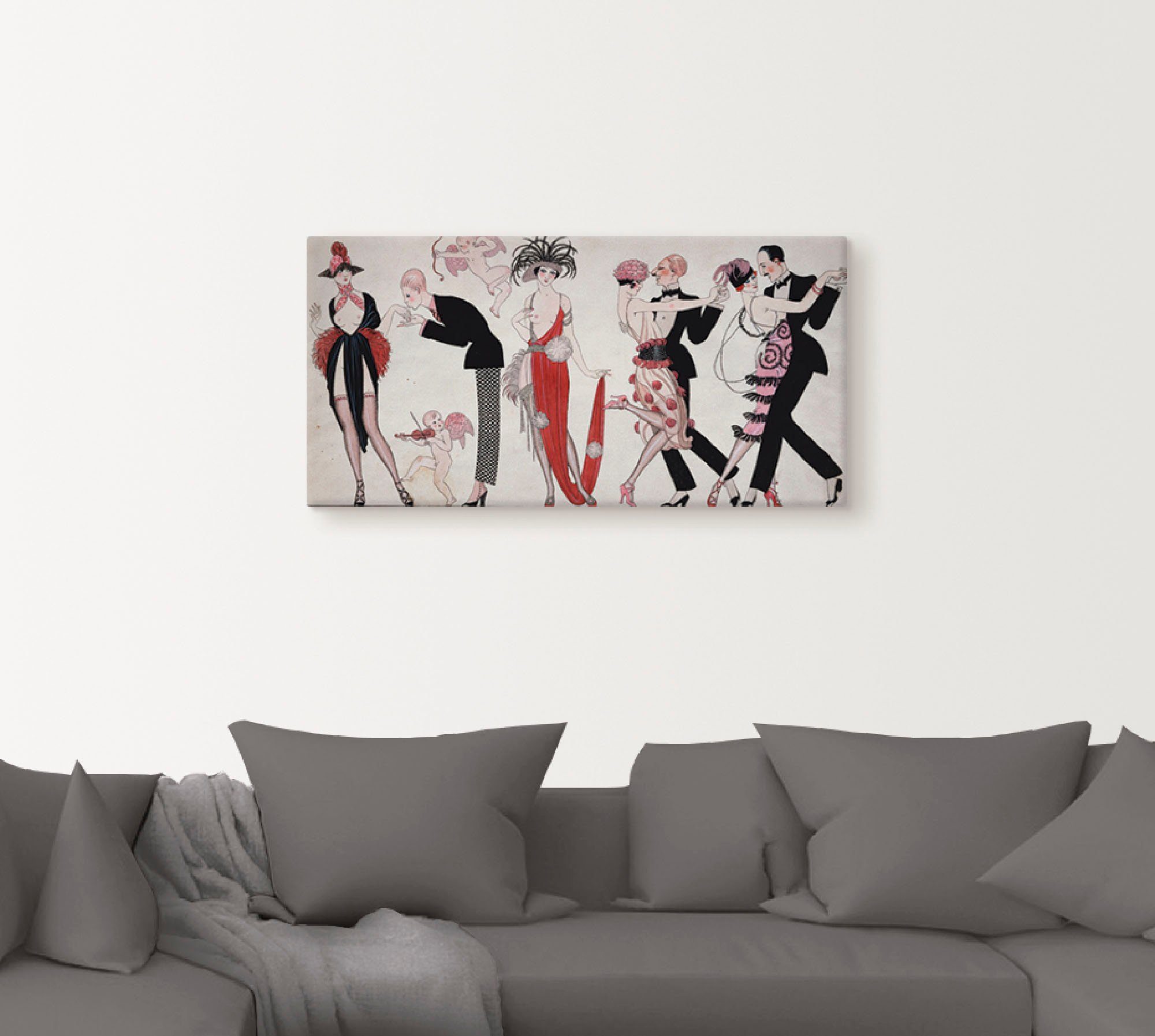 Artland Leinwandbild Tango., Sport (1 St), auf Holzrahmen gespannt